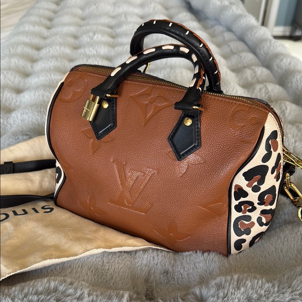 Louis Vuitton Brown and Black Women's Bag
